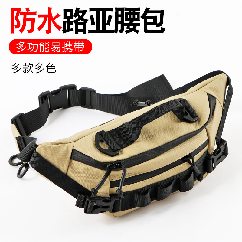 Tactical Waist Bag Not Absorbent Camouflage Canvas Tools Outdoor Riding Fishing Luya Sports Mobile Phone