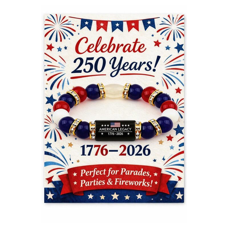 Independence Day Bracelet Usa Five-Pointed Star Pendant Gold Diamond-Encrusted Circle Commemorative Bracelet Red and Blue Chalcedony Flag Bracelet Independence Day Bracelet Usa Five-Pointed Star Pendant Gold Diamond-Encrusted Circle Commemorative Bracelet Red and Blue Chalcedony Flag Bracelet