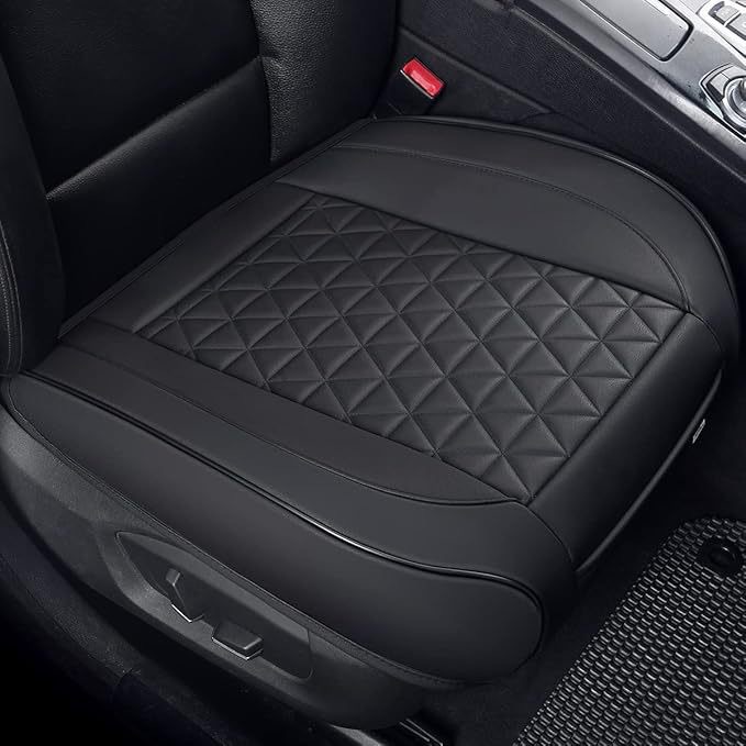 Universal four-season car seat cushion, summer perforated car seat cushion, leather three-piece car seat cushion set