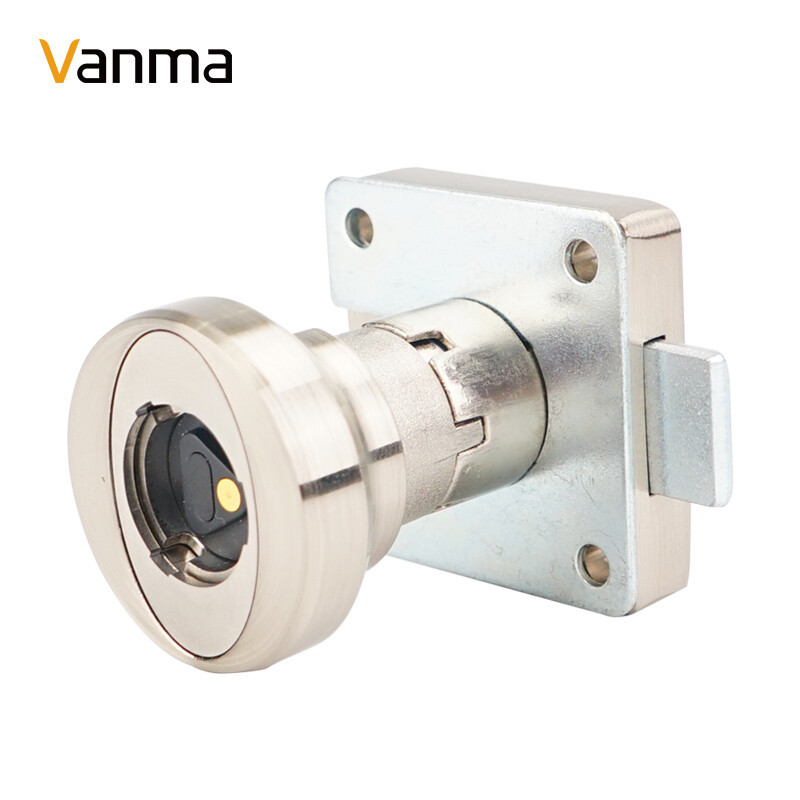 金万码智能无源电子圆锁智能抽屉锁 WM-2000C-CT01直角回转锁