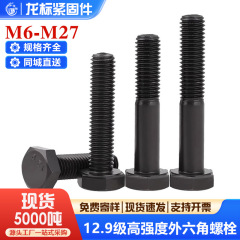 国家標準12.9級六角穴付きボルト、高力ボルト、黒色六角穴付きボルト、ネジ、m6m8m10