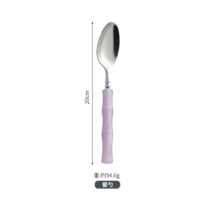 岛奇 Bamboo high quality acrylic tableware stainless steel