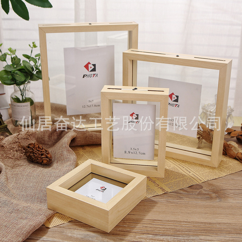 [Fsc Certification] Complete Quality Inspection Report Customized Wholesale Dried Flower Leaf Specimen Frame Exported from the United States Photo Frame