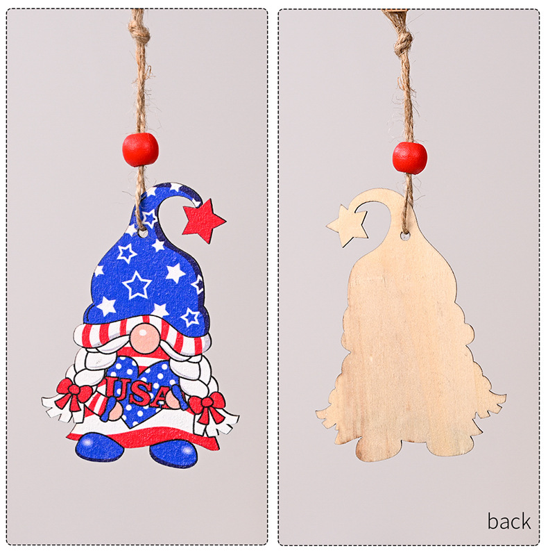 Independence Day Cartoon Character Wood Decorations Party Party Supplies display picture 3