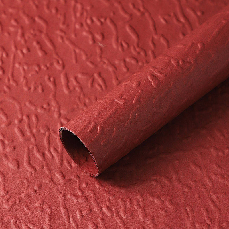 Papel de regalo hecho a mano con textura de piedra, materiales para envolver flores, papel de regalo de doble capa con textura arrugada, papel para envolver flores al por mayor