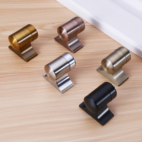 Zinc alloy motor floor absorber, thickened anti-collision floor absorber, indoor door strong magnetic door impact door absorber anti-collision device wholesale