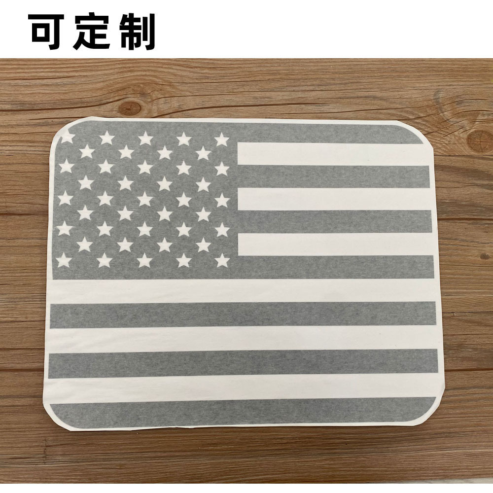 Ventana media trasera bandera americana vinilo Decal para Ford F150 F250 F350 negro mate Coche