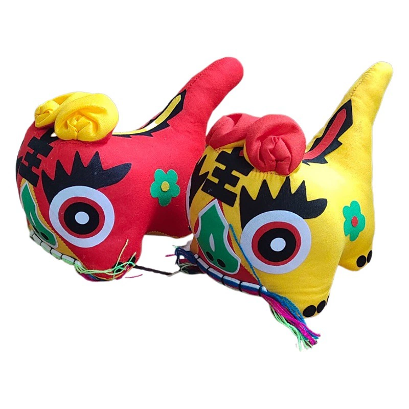 Ткань Tiger dly Material Bag Ткань Кукла тигра Полуфабрикат ручной работы Детская школа Ручной работы Домашнее задание в классе