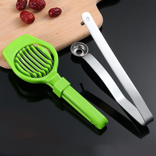 Red date corer, stainless steel jujube corer, household tool, jujube extractor, jujube core cherry pump, hand pressure corer