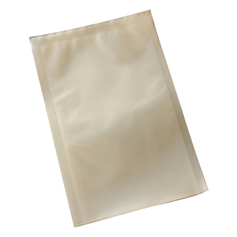 Bolsa transparente de envasado al vacío de aperitivos bolsa de envasado de alimentos de mariscos arroz productos secos fabricante de bolsas de sellado de tres lados en stock