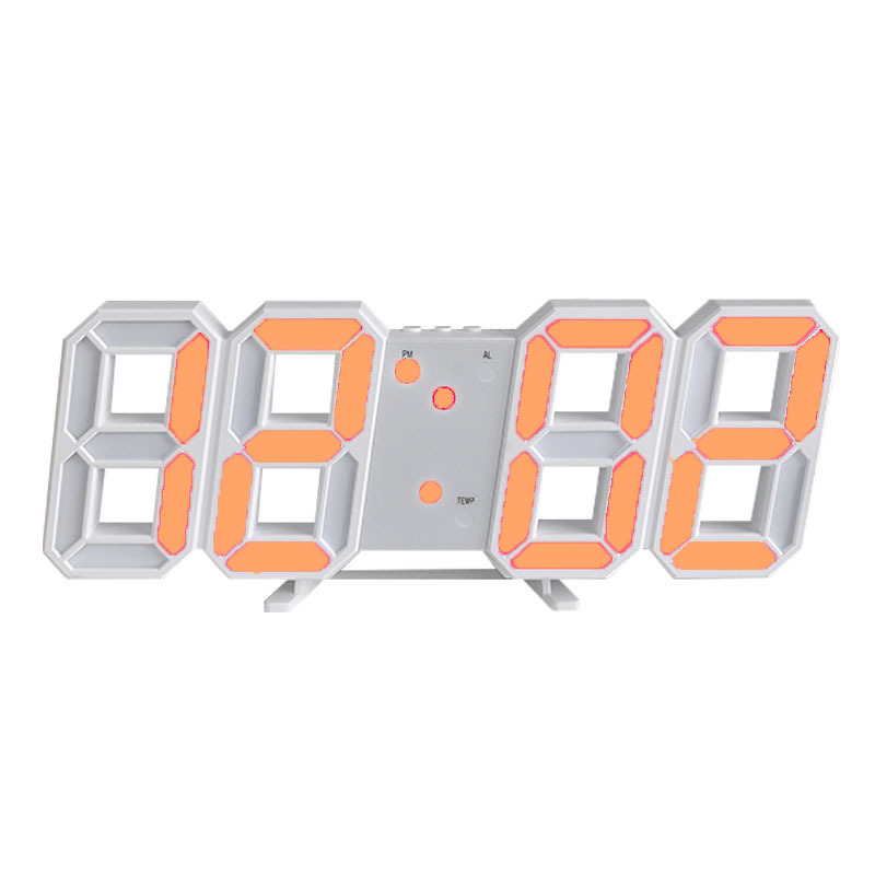 Explosive Smart 3d Digital Clock Alarm Clock Digital Wall Clock LED Electronic Gift Alarm Clock Large Clock Temperature Clock