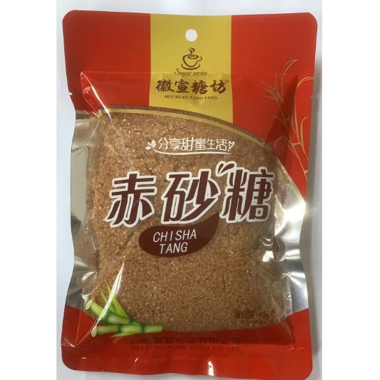 徽宣赤砂糖400g袋裝甜品調味品烘焙饅頭食用紅糖赤沙糖赤砂糖
