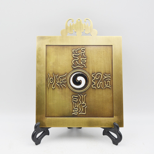 Hongda Brass Painted Twelve Constellations Shanhai Town Auspicious Home Bronze Decoration
