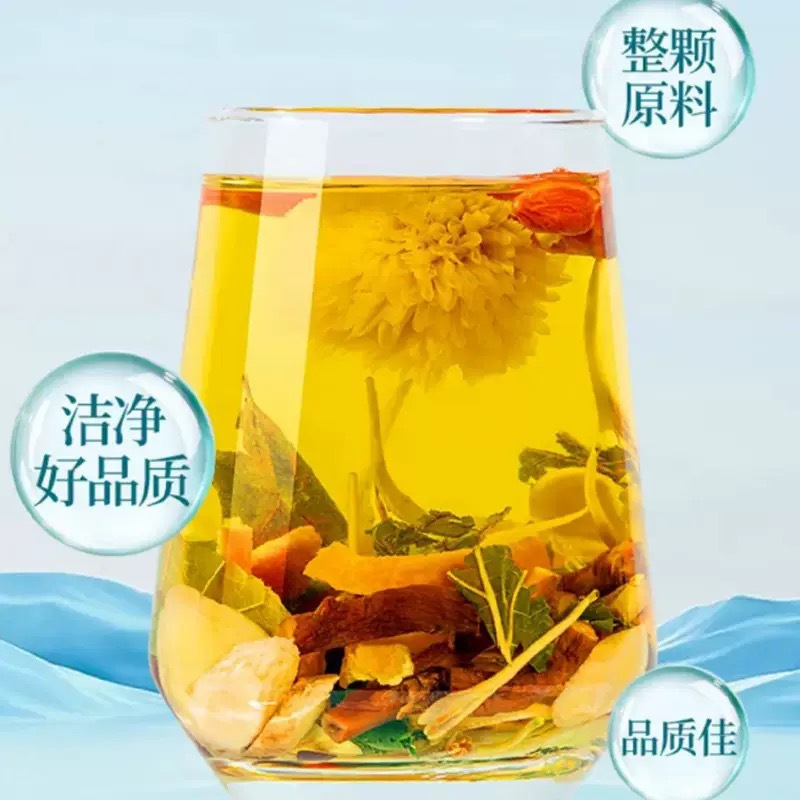 American Ginseng Astragalus Chrysanthemum Goji Tea Bags 120g Cold Brew Herbal Blend key features
