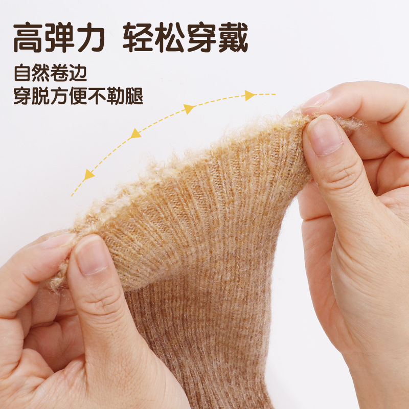 2025秋冬季中大童袜套腿袜儿童针织保暖过膝小腿袜子女童堆堆袜套|undefined