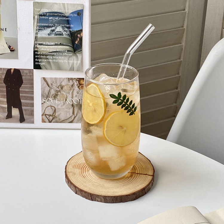 ins風網紅餐廳水果茶杯玻璃喝水杯子冷飲料飲品果汁莫吉托奶茶杯