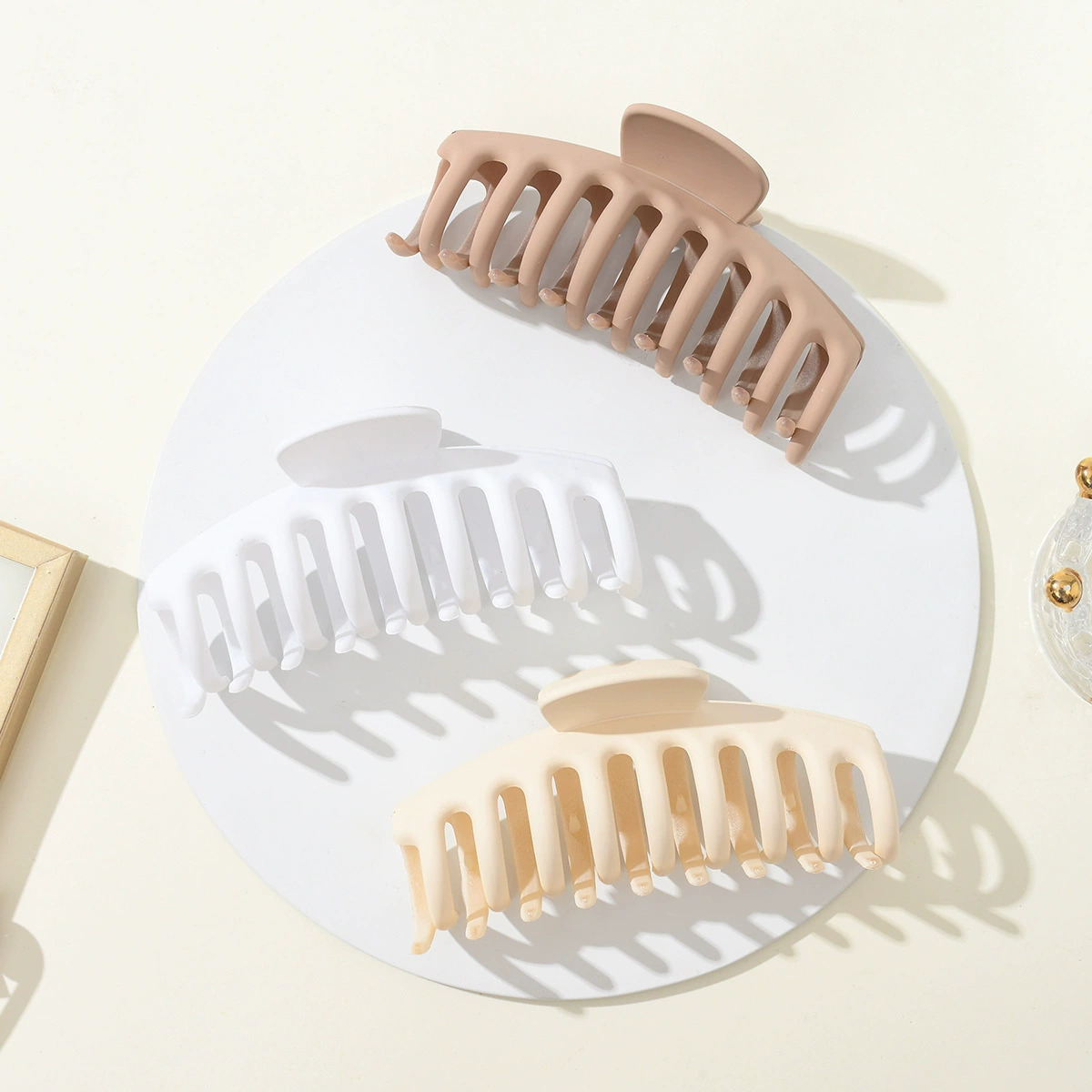 Big eraser, matte crab pin, fashionable hairgrip, shark, 11cm, high-quality style