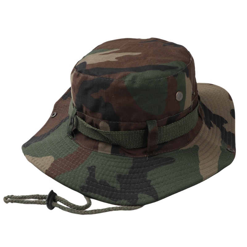 Women's Simple Style Commute Color Block Printing Wide Eaves Bucket Hat display picture 2
