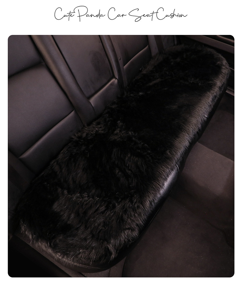 Cross-Border Long-Haired Panda Pillow Car Plush Cushion Chair Cushion Internet Celebrity Cute Red Panda Winter