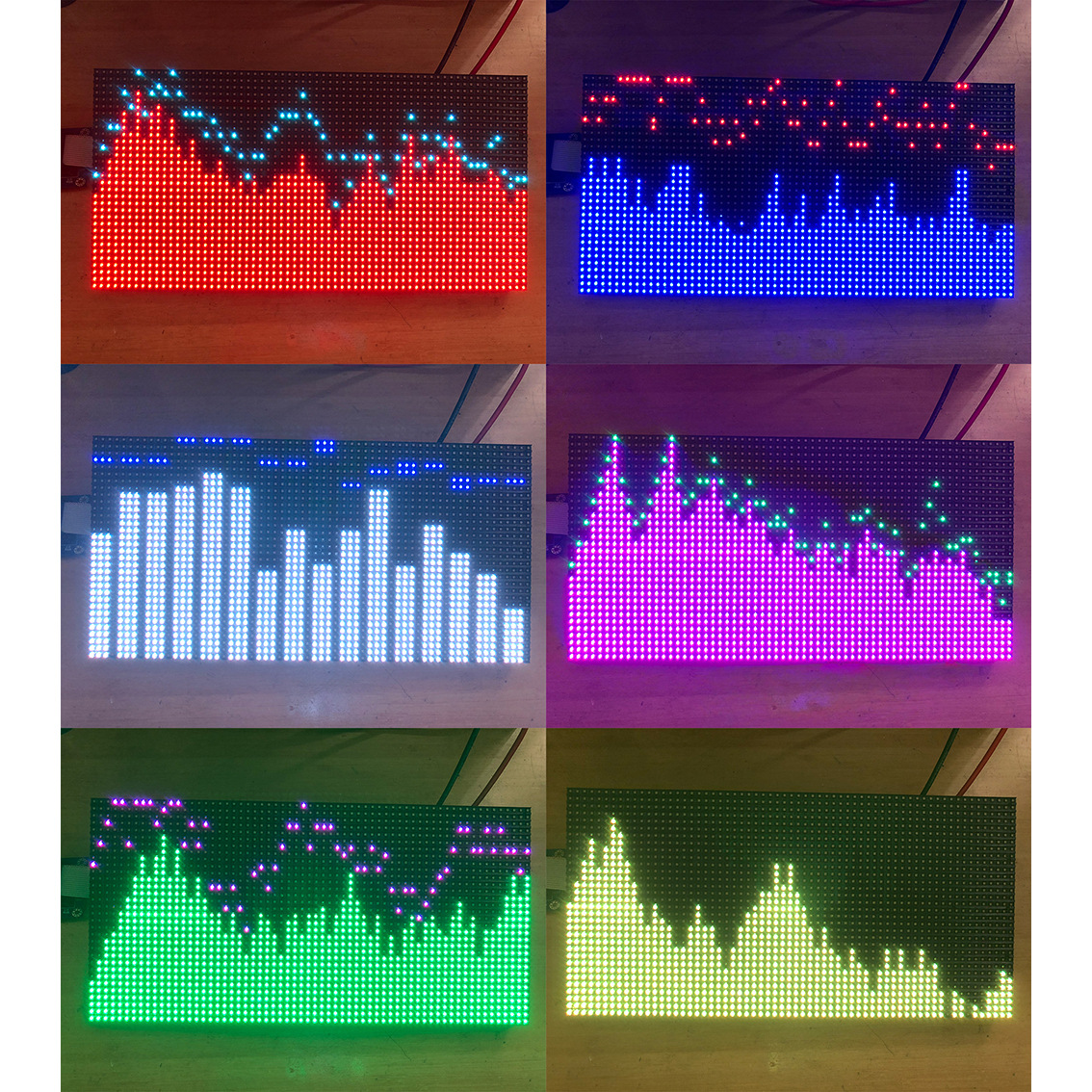 AS3264ȫ��RGB�����l�V�@ʾ��������Շ�LED��2048�c50ģʽ