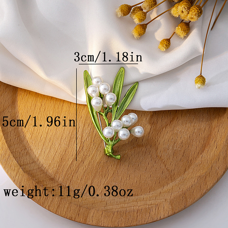 Women's Gender Plating Design Vintage Style Pastoral Pin Leaf Alloy Plating Women's Brooches