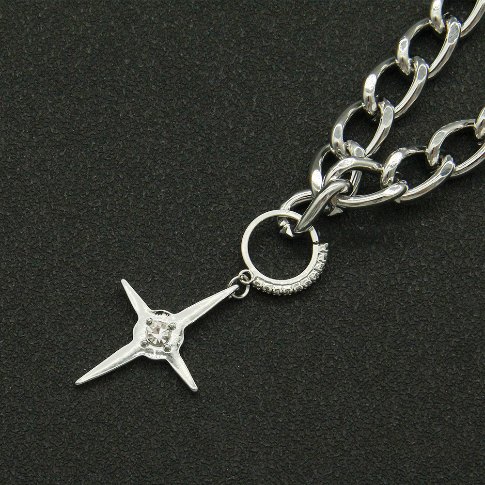 Elegant Simple Style Star Iron Zinc Alloy Women's Pendant Necklace display picture 3