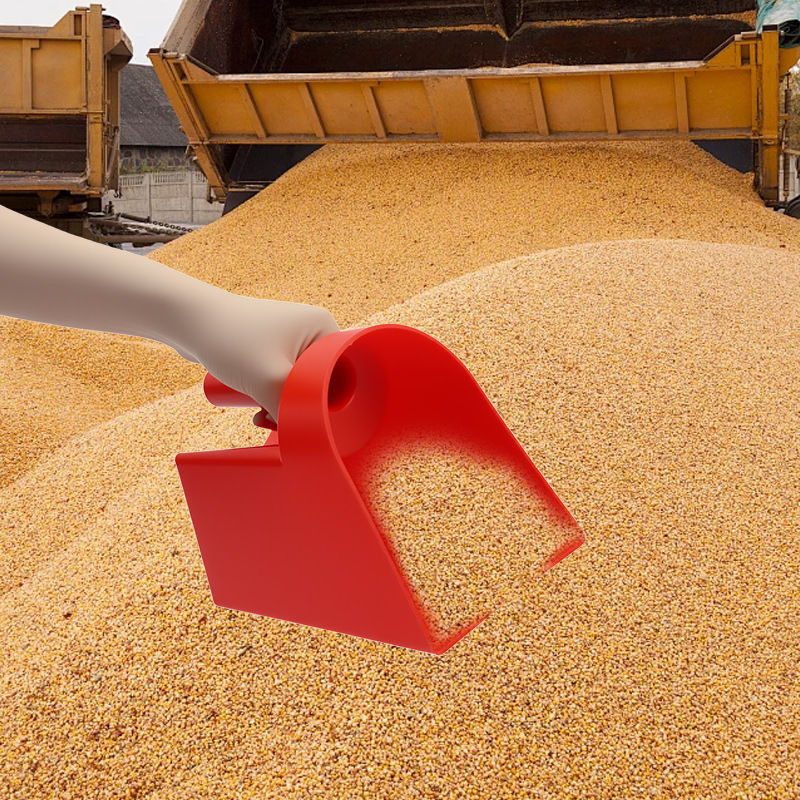 Novedada pala de alimentación gruesa de pie para la cría de plástico ampliado pala de alimentación para cerdos, ganado, ovejas y cerdos
