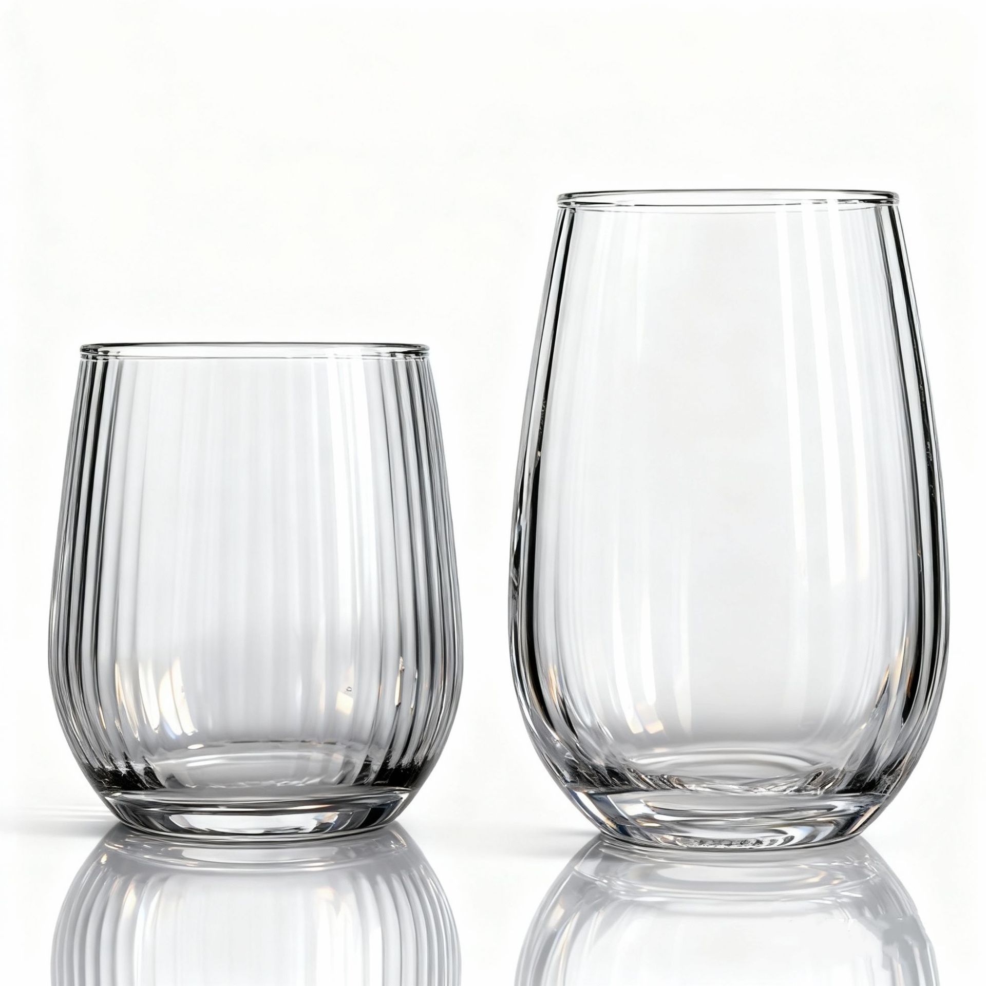 Vaso de vidrio vertical creativo al por mayor tazas de cerveza tazas de té tazas de jugo caseras tazas de agua impresión logotipo