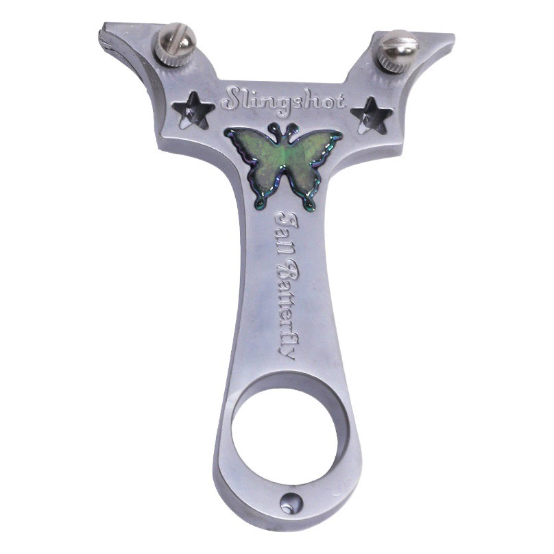 Рогатка-бабочка из сплава, портативная игрушка-катапульта с присосками, мини-мишень для тренировок с дротиками