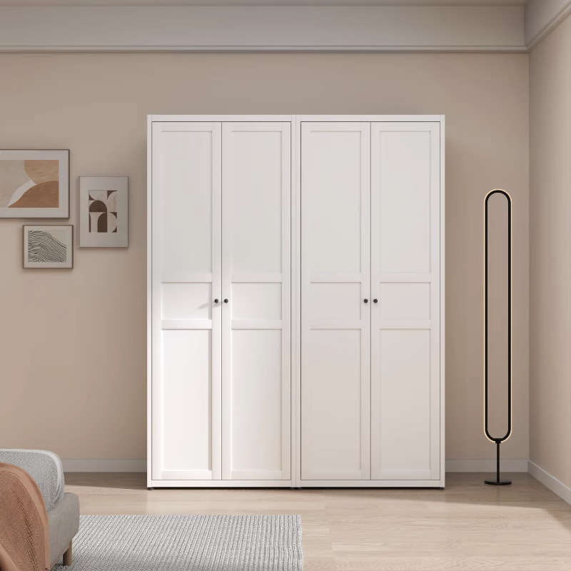 Steel Wardrobe Home Bedroom Iron Children's Wardrobe Simple Modern Large Capacity Metal Wardrobe Iron Storage Cabinet