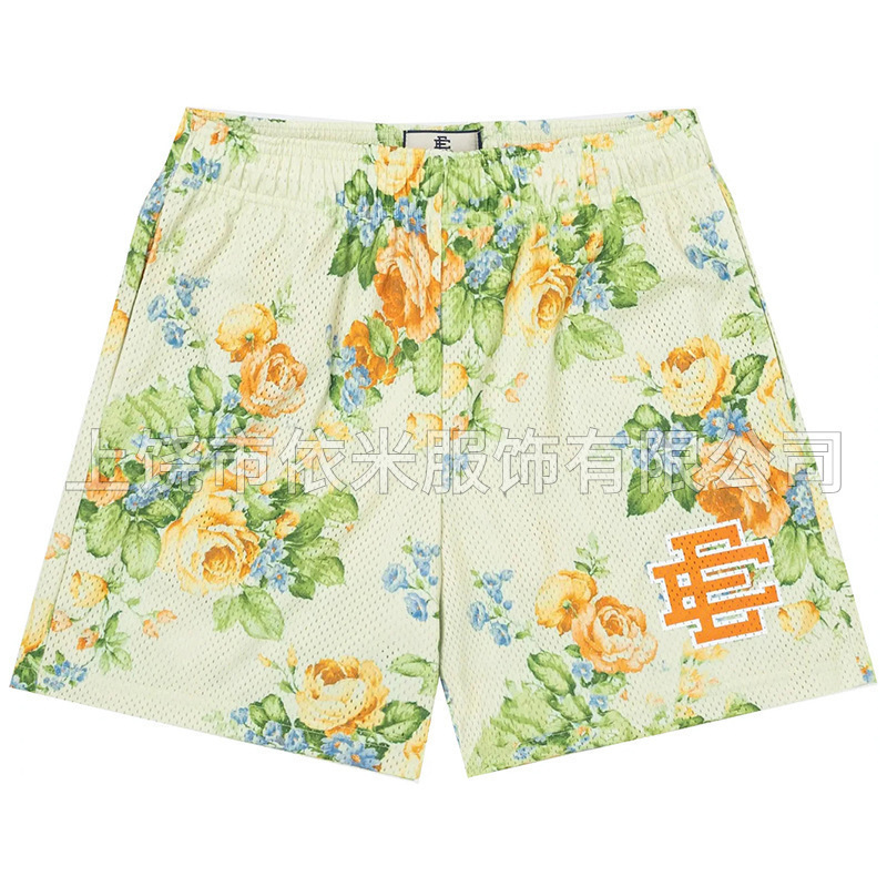 Eric Emmanuel Ee2025 New Summer Gym Sports Shorts Jogging Training Mesh Breathable Casual