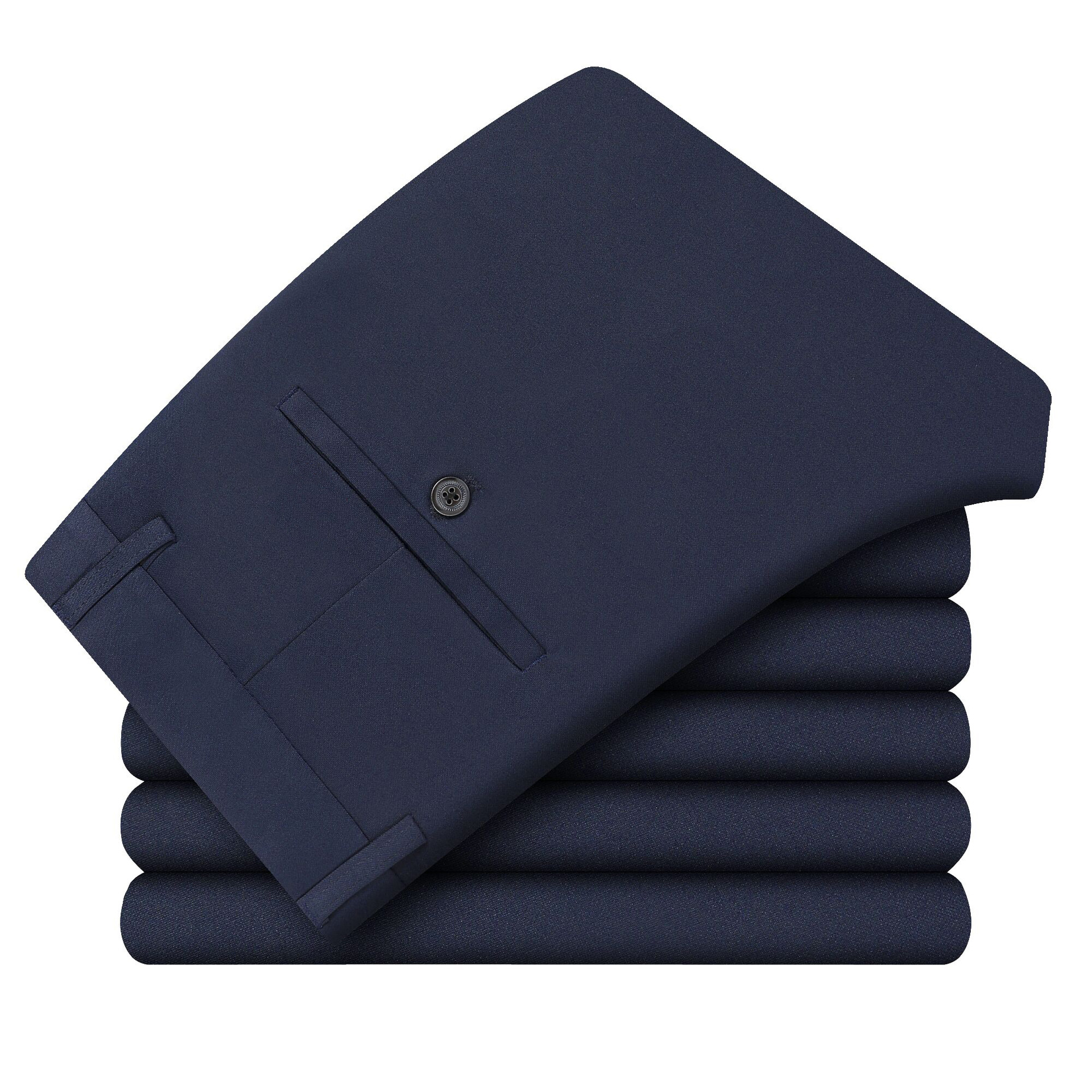 Otoño e invierno pantalones casuales gruesos para hombres de mediana edad pantalones sueltos pantalones de papá elásticos pantalones de mediana edad y ancianos pantalones de hombre de seda de hielo pantalones de hombre image 10