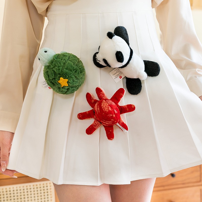 어깨 인형 수족관 동물원 기념품 어깨에 걸리기 쉬운 마그네틱 아이언 봉제 인형 인형 거북이