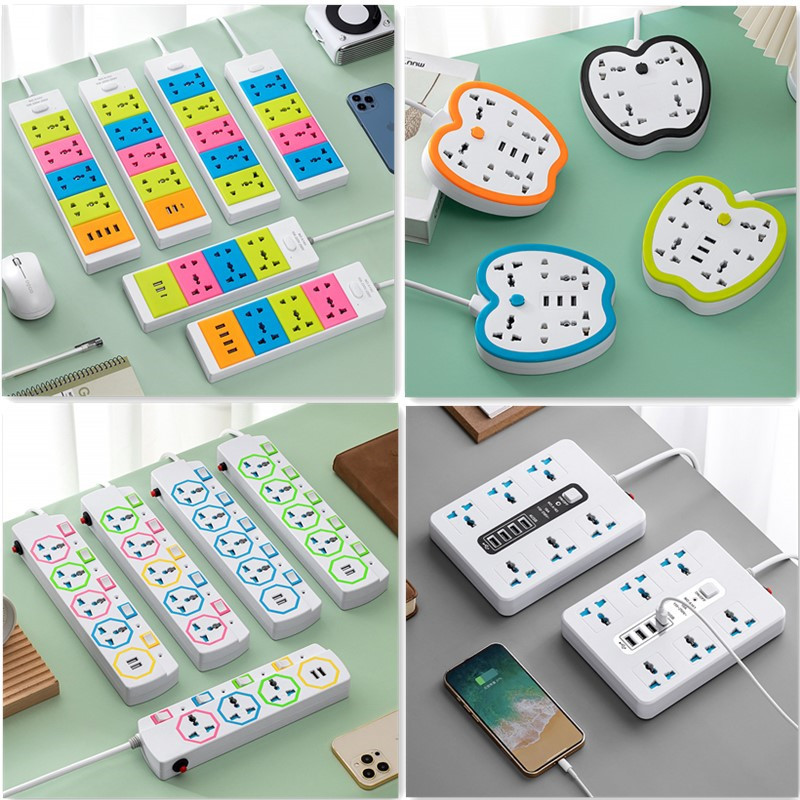 Spot creative fruit wiring board USB European gauge socket Thailand Myanmar Laos Vietnam row plug export Mexico