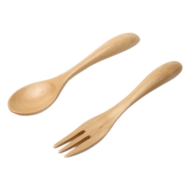 Cuchara de madera pequeña para niños mini cuchara de madera creativa cuchara de madera multiusos en stock gran cantidad Congusted
