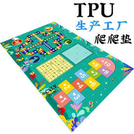 tpu爬爬垫双面印刷防水耐磨柔软儿童TPU爬行垫婴儿防摔榻榻米地垫