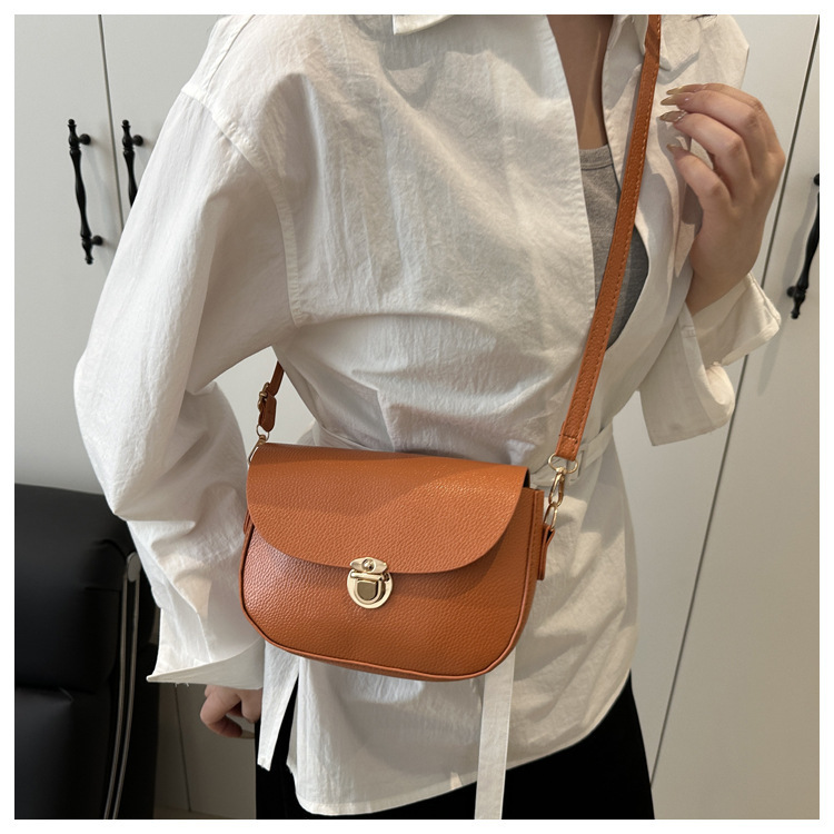 276g Weight Sewing Thread Fashion Element Lock clasp Closure Type Single Shoulder Strap Strap Type Casual Occasion Pu Leather Material Solid Color Pattern All Seasons Season Women's Gender Classic Style Style Square Shape Women's Pu Leather Solid Color Classic Style Sewing Thread Square Lock Clasp 2