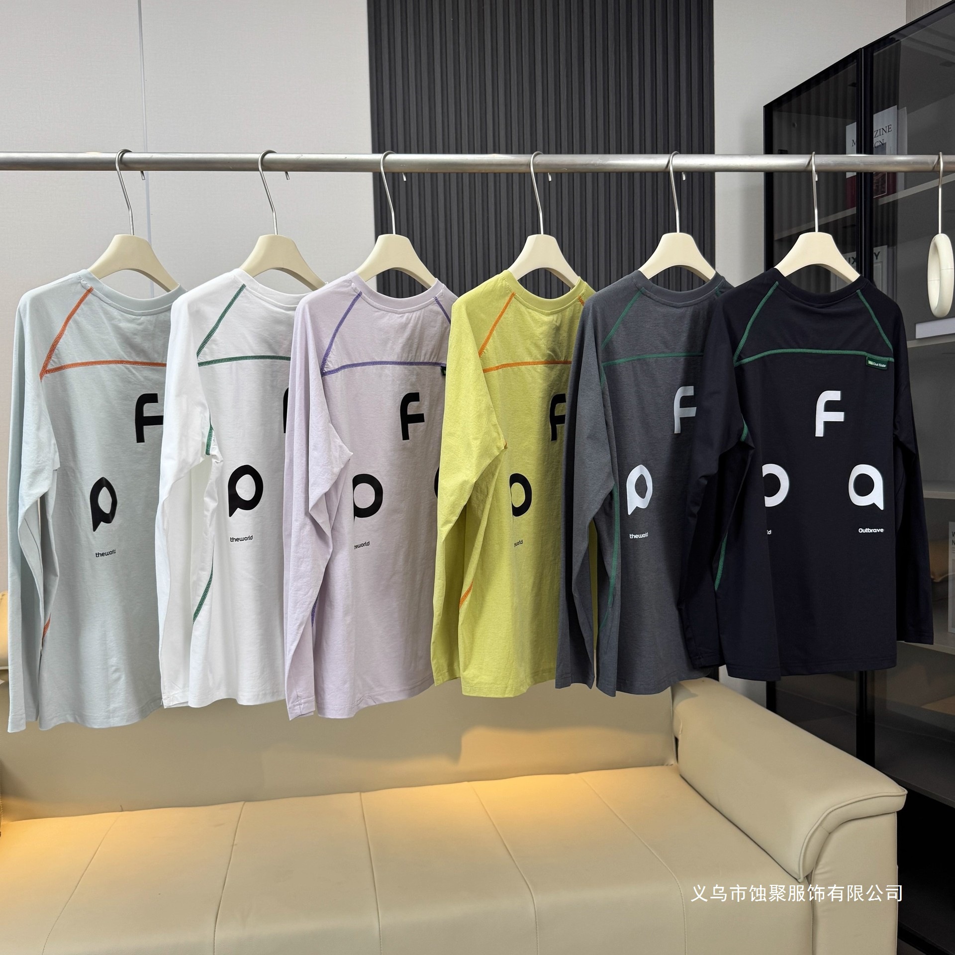 New Casual Mountain-Style Couple's Long-Sleeve T-Shirt, Quick-Dry Sports Outdoor Letter Print Cycling Sports Long-Sleeve