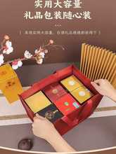 ◇低调送礼节日白酒礼品袋大容量洋酒拉链手提袋便携烟酒袋