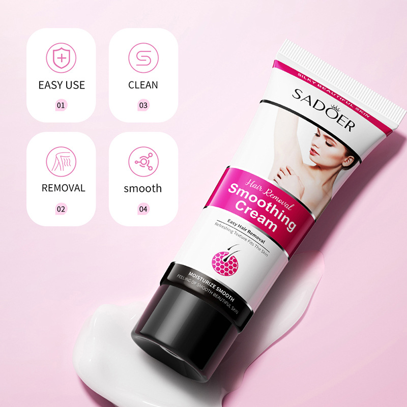SADOER Smooth Hair Removal Cream Moisturizes, Smoothes, and Rejuvenates Clean and Convenient Hair Removal Foreign Trade Cross-Border Hair Removal Cream