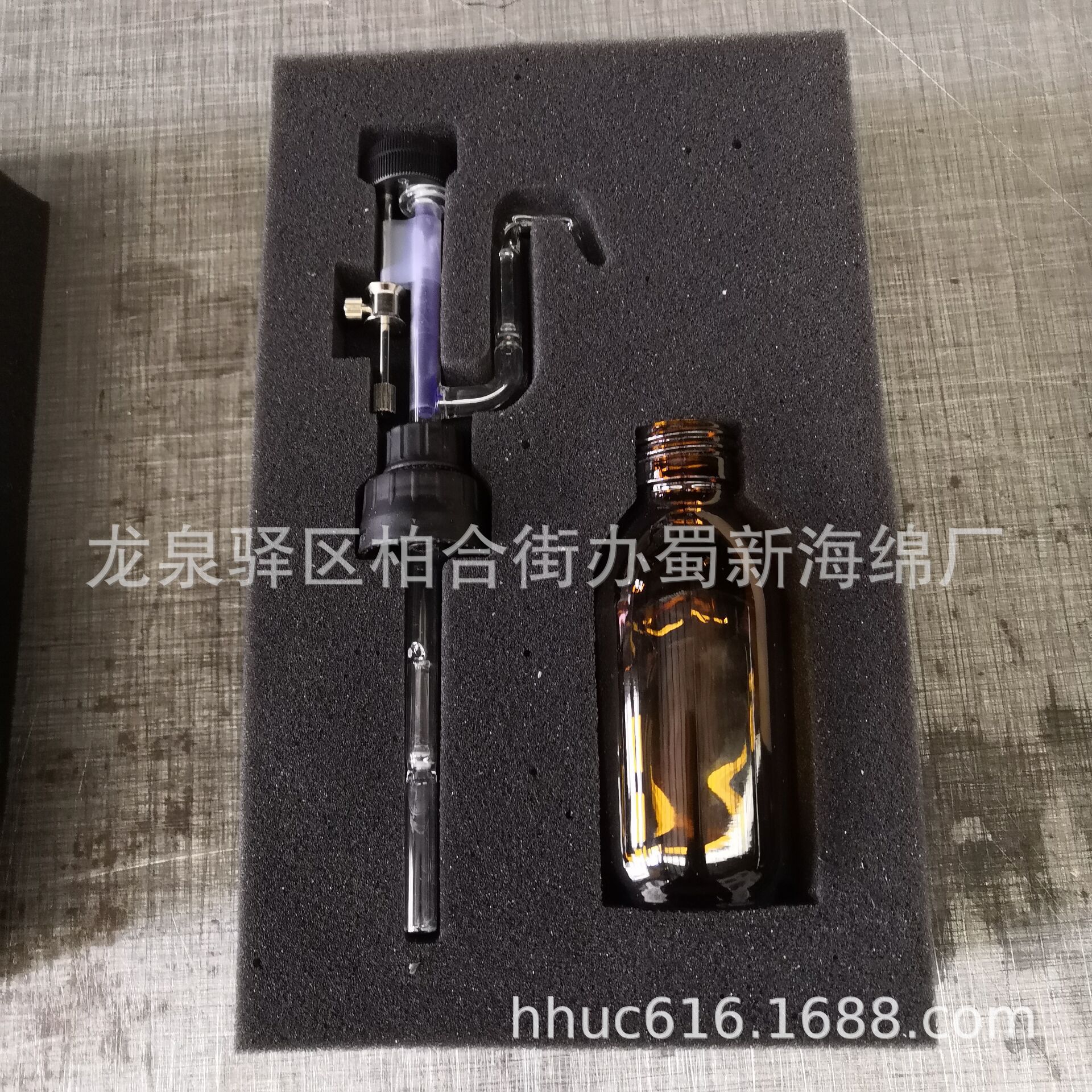 玻璃制品抗震包装泡棉/定量器内托包装海绵/玻璃管防护包装海绵