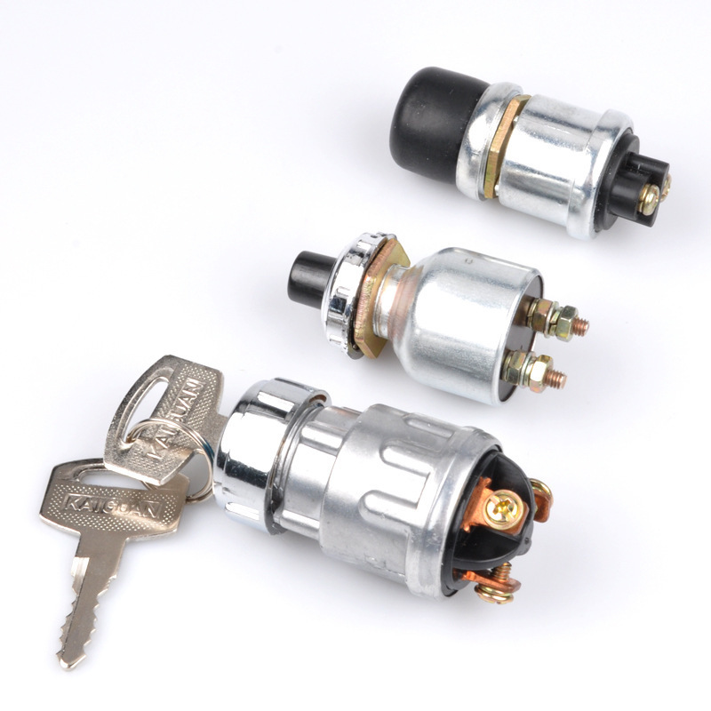 Ignition switch JK423JK260 Weichai diesel generator start button key waterproof start switch