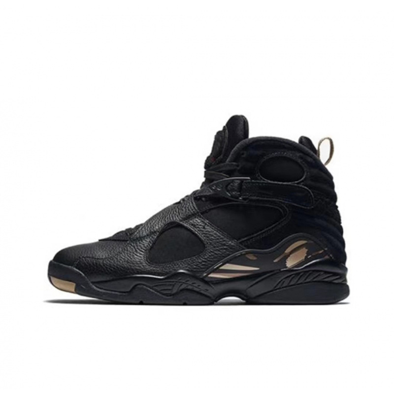 Putian zapatos AJ8 playoffs high-end Joe8 todas las estrellas negras y rojas parejas deportivas casuales zapatos de baloncesto masculino y femenino transfronterizos