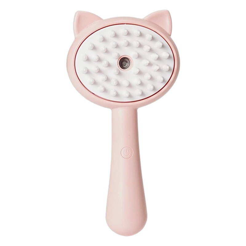 Cepillo de eliminación de pelo de mascota de oreja de gato peine de spray eléctrico de gato masaje anti-vuelo peine de belleza de pelo