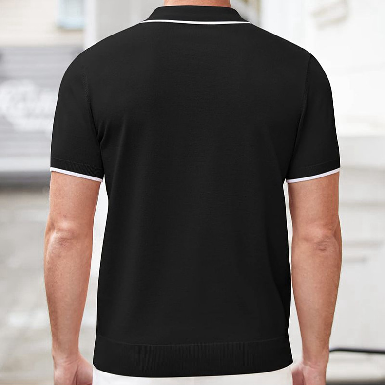 210g Weight Short Sleeve Sleeve Length Polyester Fabric Type Regular Top Length Holiday, Daily Occasion Turndown Neckline Regular Fit Fit Type Solid Color Pattern Summer Season Men's Gender Simple Style Style Wholesale Men's Simple Style Solid Color Short Sleeve Men's Tops 12