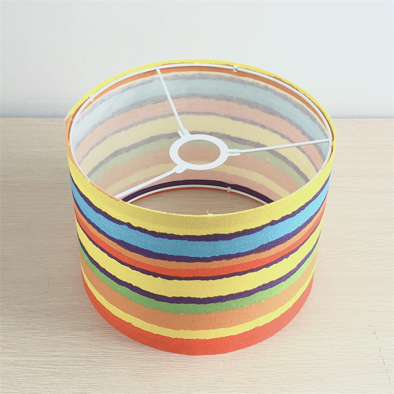 Transfronterizo de ahorro de volumen KD desmontable recta Lámpara de Mesa Lámpara de Pie pantalla de tela restaurante del hotel de tela casera de BRICOLAJE