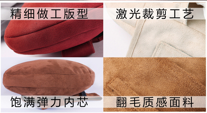 Car headrest is suitable for Mercedes-Benz S-Class Maybach cervical pillow car headrest lumbar suede neck pillow