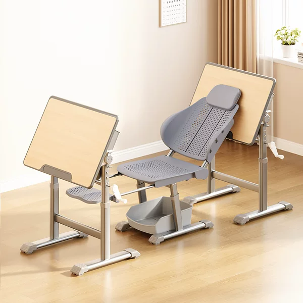 Lap desk for elementary and middle school students, suitable for nap time; children's study desk for school tutoring classes; writing desk set