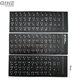 Hebrew Russian English Arabic Black Color New Notebook Tricolor Keyboard Sticker Keyboard Film