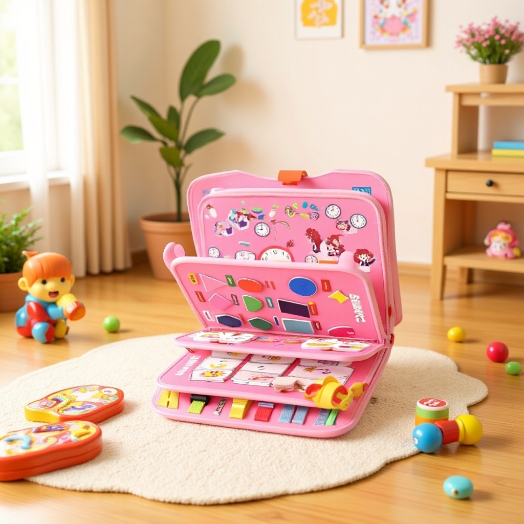 Cuadro infantil estereoscópico libro de fieltro manual de educación temprana juguetes de puzzle para bebés habilidades de vida ocupados regalos de libro ocupado